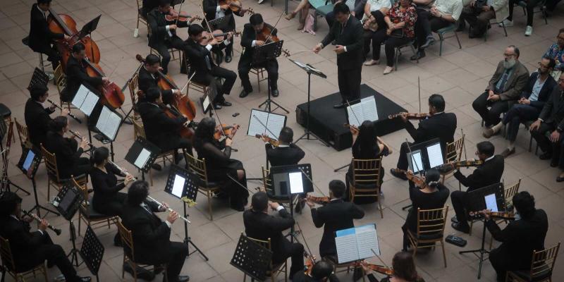 Orquesta Sinfónica Regional de Occidente presentó la “Sinfonía del Nuevo Mundo” en el Palacio Nacional