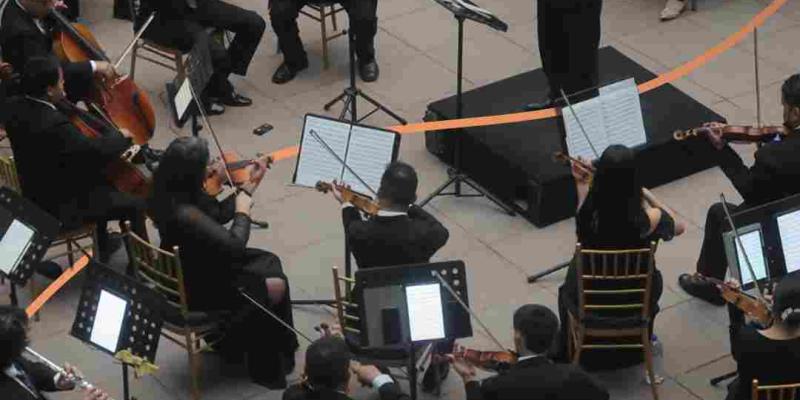 La “Sinfonía del Nuevo Mundo” resonó en el Patio de la Vida del Palacio Nacional de la Cultura