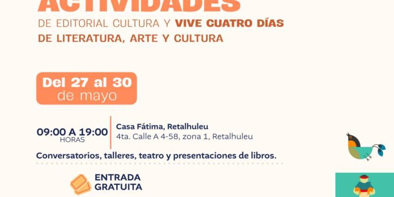 Editorial Cultura llega a la Feria Libro al Viento Suroccidente 2026