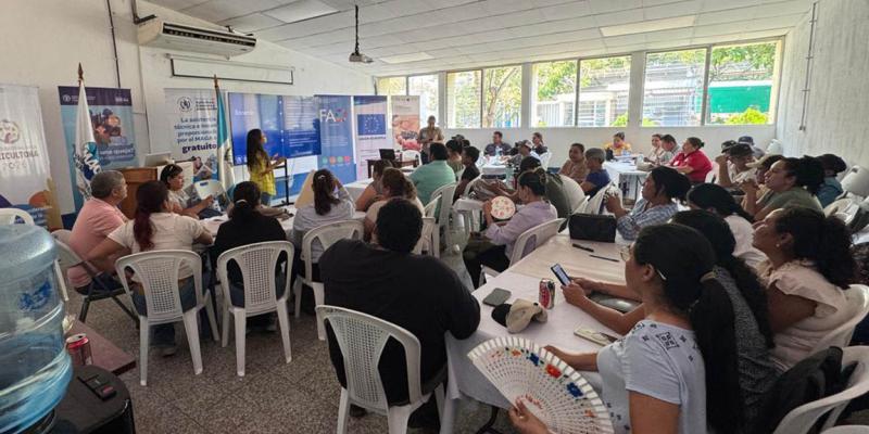 Fortalecen capacidades en seguridad alimentaria y agricultura familiar
