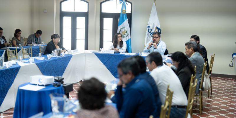 La sesión de la Comisión K'atun reunió a representantes gubernamentales y de sociedad civil. 