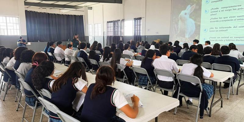 Estudiantes de Villa Canales participan en jornadas de bienestar animal 