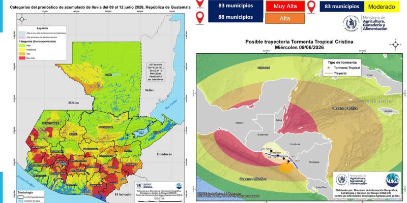 Mantienen activo plan de respuesta ante efectos de la tormenta tropical Cristina