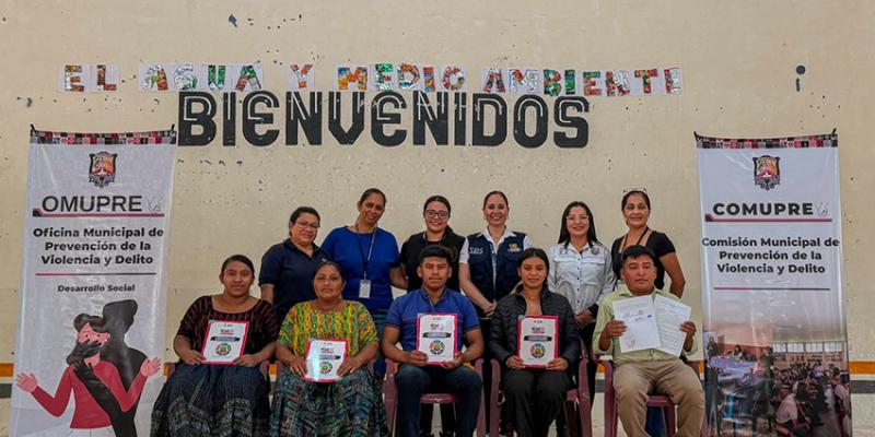Conformación de redes comunitarias impulsa la protección de la niñez y adolescencia en Alta Verapaz