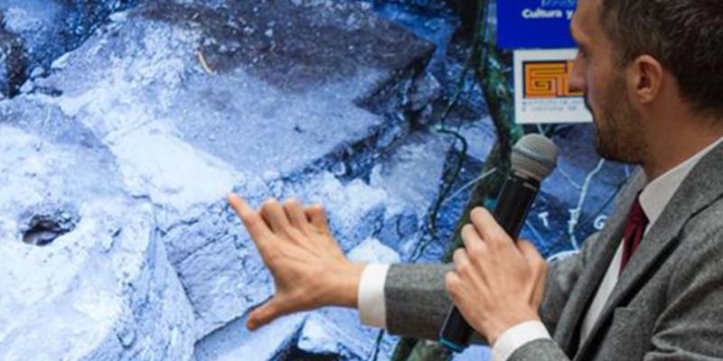 Presentan hallazgos de la estructura ritual Okox en sitio arqueológico El Tigre