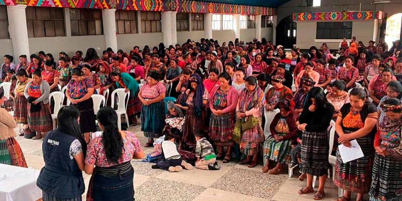 Más de 150 beneficiarias de diversas comunidades participaron en la capacitación “Autonomía y empoderamiento económico de las mujeres guatemaltecas”.