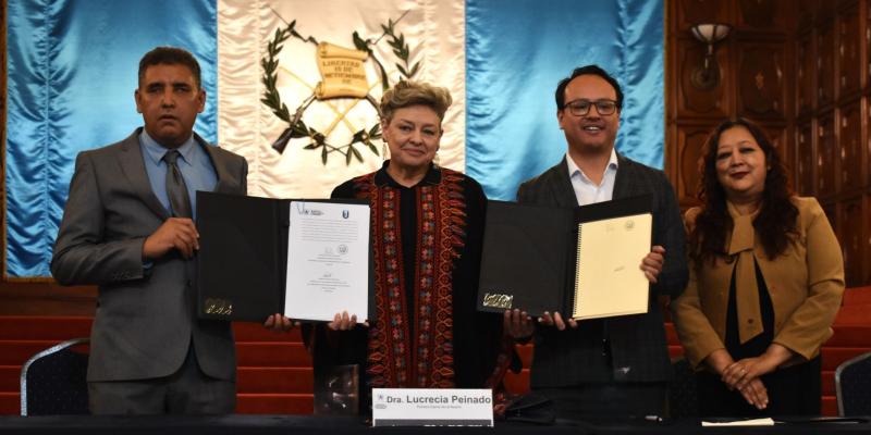 Hoy se firmó el Convenio de Cooperación Interinstitucional.