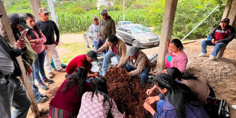 Organizaciones rurales avanzan en la producción de bioinsumos agroecológicos
