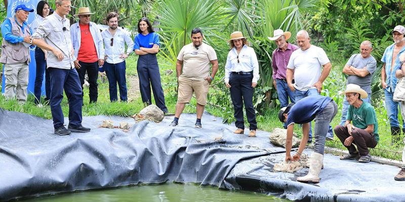 Director interino del PMA visita proyectos de seguridad alimentaria en Chiquimula