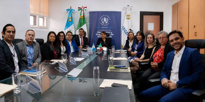 Delegación guatemalteca que participó en la XI Comixta Guatemala - México.