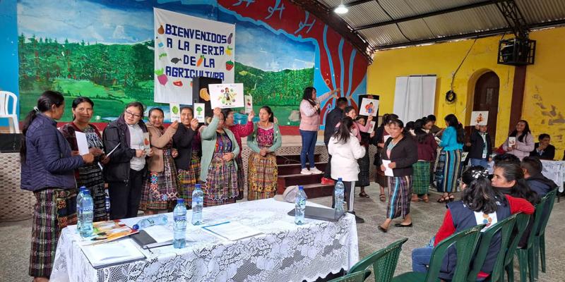 Ferias de alimentación escolar impulsan la salud y nutrición de la niñez en Totonicapán