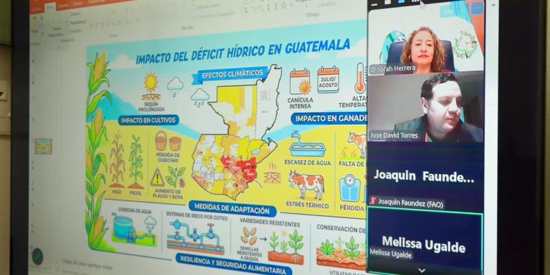 Guatemala comparte experiencia en acciones anticipatorias ante el fenómeno de El Niño