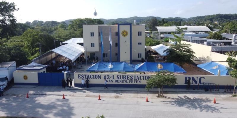 Habilitan nueva sede policial en San Benito, Petén