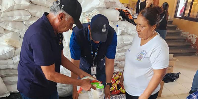 Más de 11 mil familias reciben apoyo alimentario en El Progreso y Santa Rosa