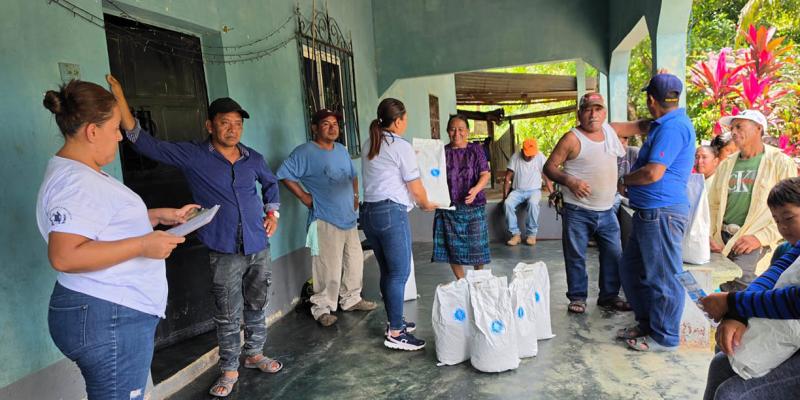 Productores de San Francisco reciben semilla de maíz
