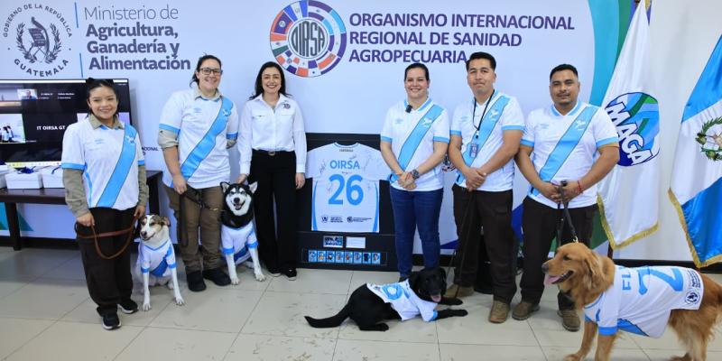 Reconocen labor de binomios caninos en misión sanitaria en México durante el Mundial FIFA 2026