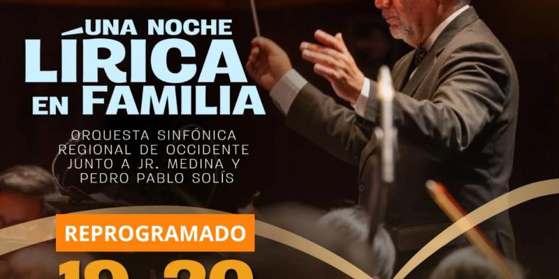 Conciertos de la Orquesta Sinfónica Regional de Occidente serán reprogramados
