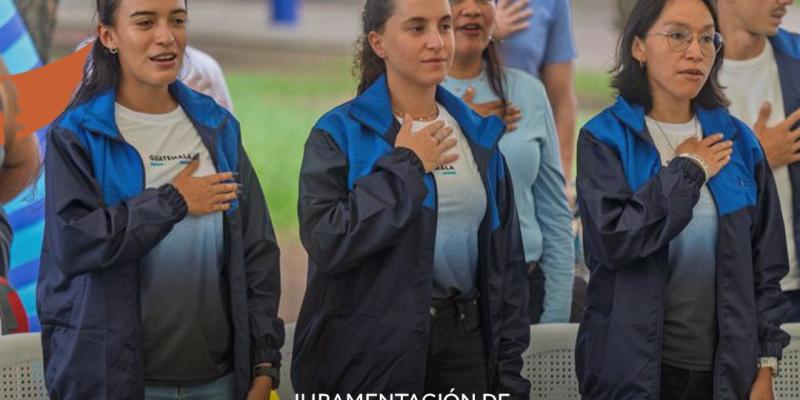 Juramentan delegación guatemalteca de Trail Running