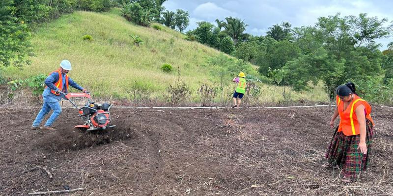 Impulsan producción de hortalizas con instalación de reservorio