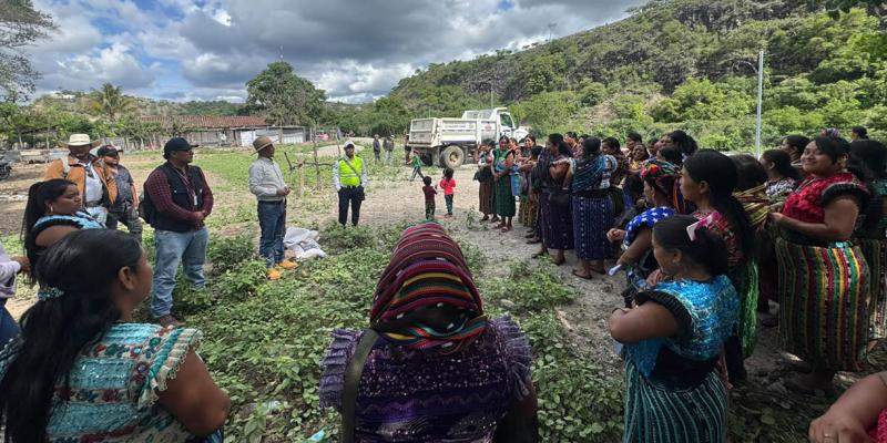 Impulsan la producción local de alimentos en San Andrés Sajcabajá