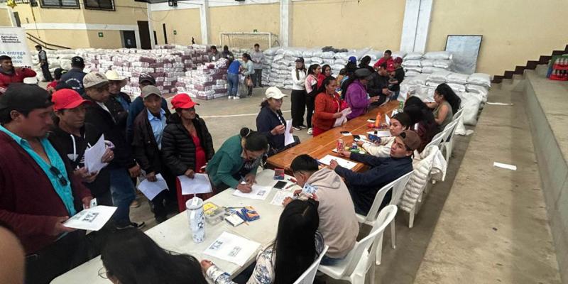 APA inicia la entrega raciones de alimentos a más de ocho mil familias