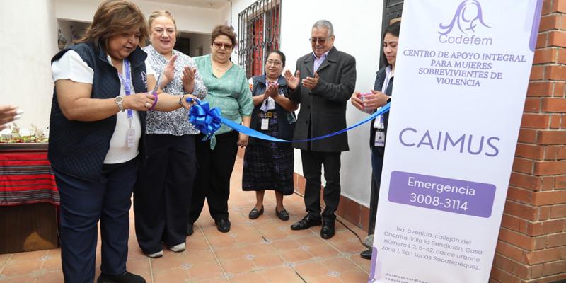 CAIMUS brindan atención integral y especializada a mujeres sobrevivientes de violencia