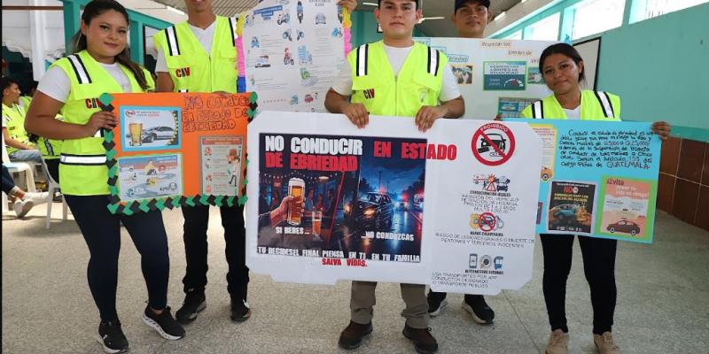 Jóvenes se capacitan en educación vial para llevar prevención a sus comunidades
