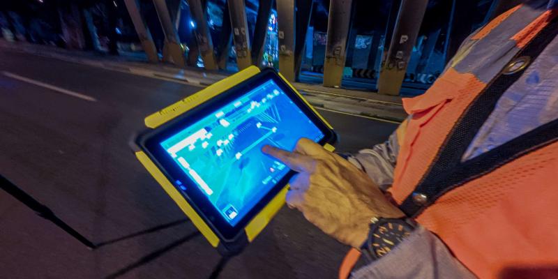 Efectúan estudios técnicos especializados en puente del Anillo Periférico 
