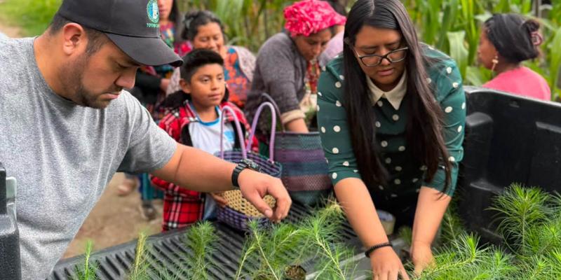 Jóvenes fortalecen la conservación ambiental en Totonicapán