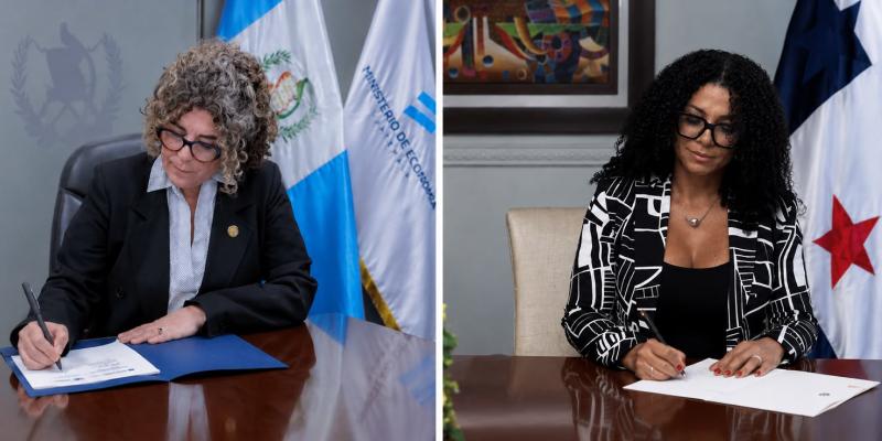 Guatemala y Panamá formalizaron un convenio para facilitar el reconocimiento recíproco