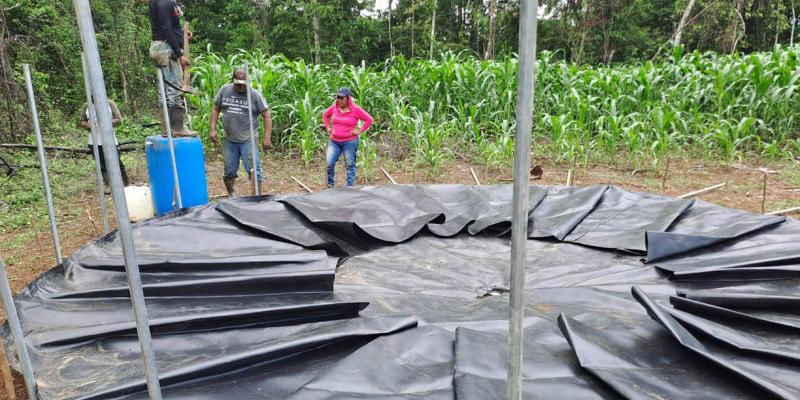 Reservorios y sistemas de microriego fortalecen la producción agrícola en Petén