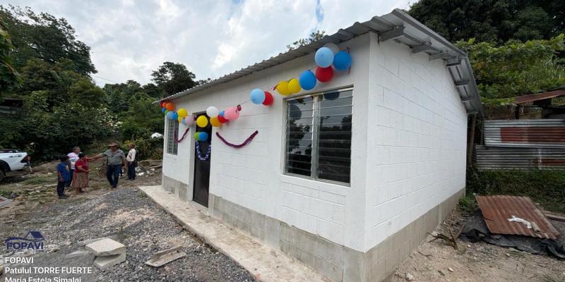 Suchitepéquez registra la mayor cantidad de viviendas finalizadas por Fopavi