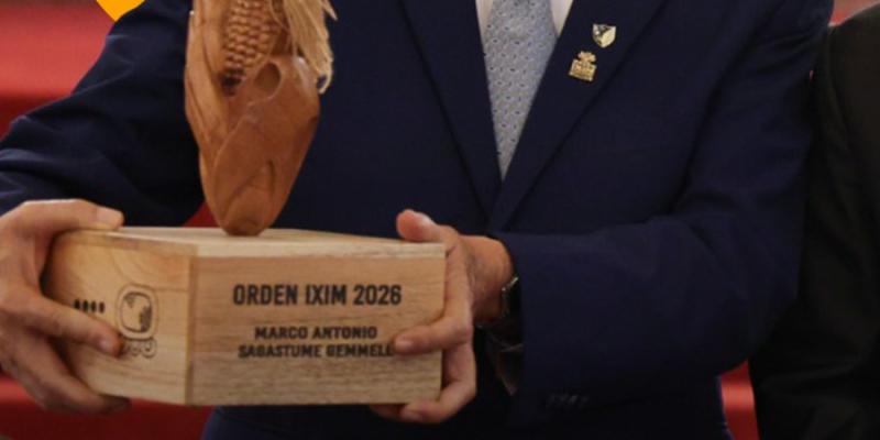 Orden Ixim 2026 reconoce a Marco Antonio Sagastume