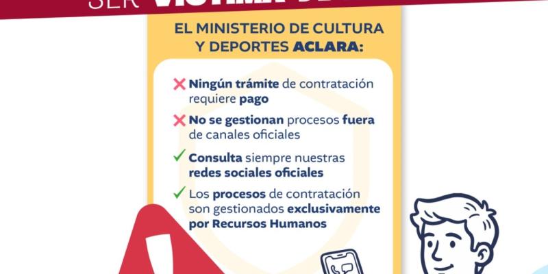 ¡No caigas en estafas! Verifica los procesos de contratación