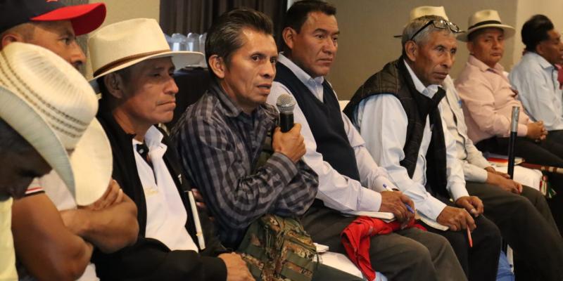 Viceministerio de Interculturalidad inicia diálogo con autoridades ancestrales para la construcción de una política pública. 