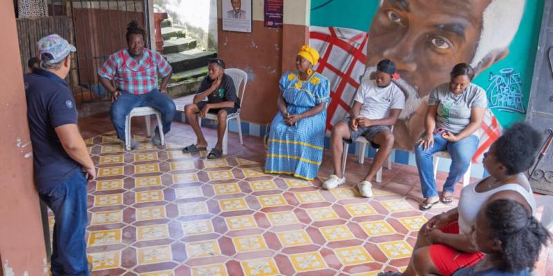 Fomento de las Artes fortalece acercamiento con representantes de la cultura garífuna en Livingston