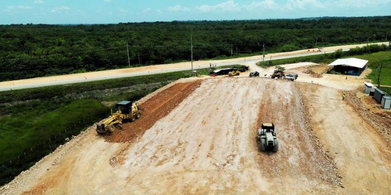Avanzan trabajos en el Libramiento de Sayaxché, Petén