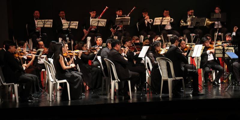 Orquesta de Apoyo a la Formación Artística celebra con música los 45 años del Teatro de Bellas Artes. 
